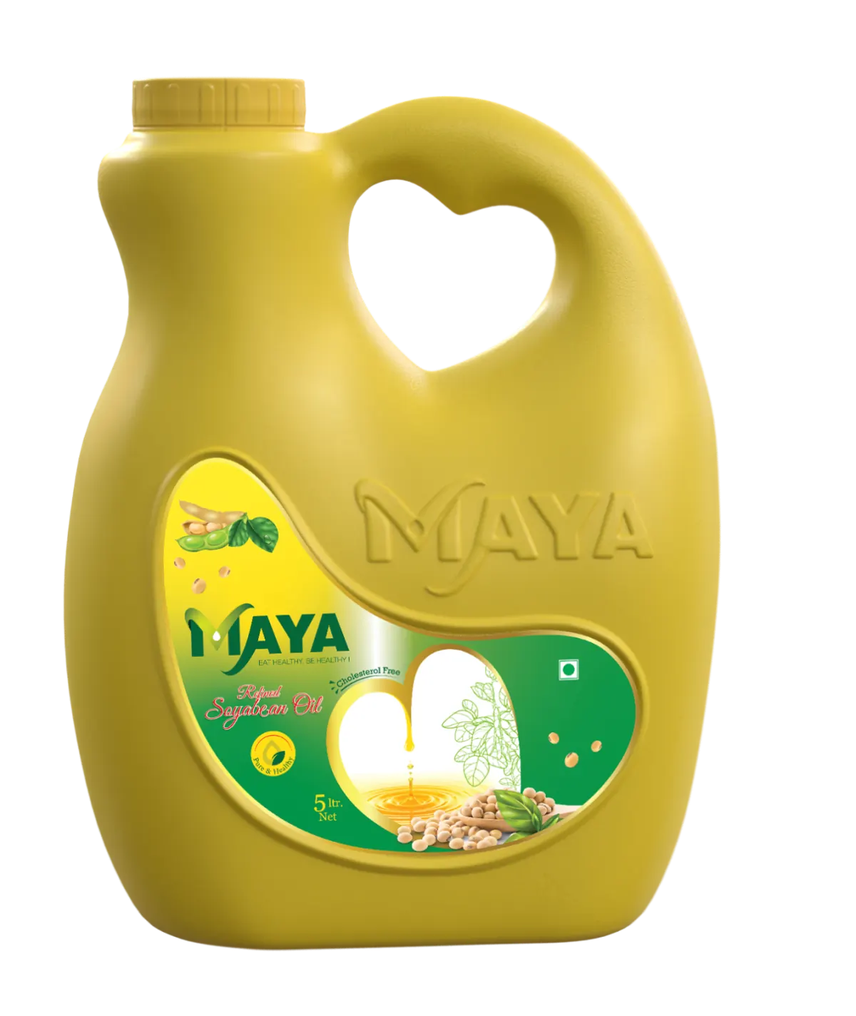 Maya refined soybean oil 5 litre jar